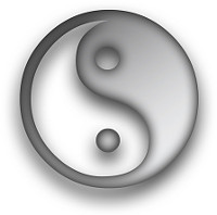 Yin - Yang, asiatisches Symbol